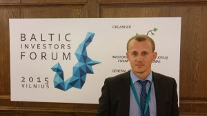 Klubo 'Pinigų srautas' prezidentas Darius Simanavičius Baltijos Investuotojų forume